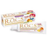 Зубная паста R.O.C.S. KIDS Цитрусовая радуга 4+