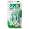 GUM Силиконовые ершики regular изогнутые 30 шт Soft-Picks Advanced travel-Etui